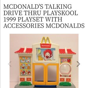 1999 McDonald’s talking drive they